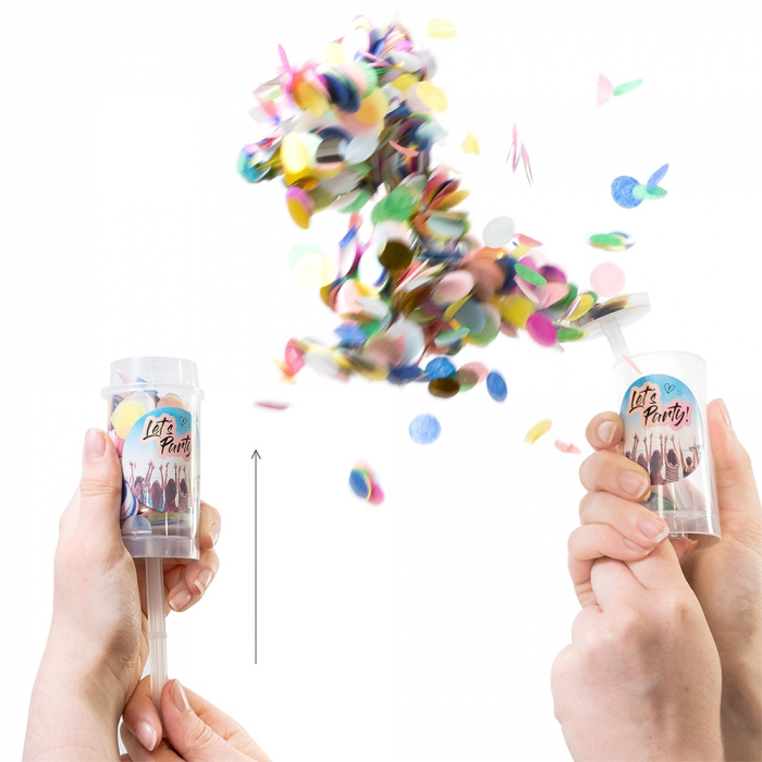 Confetti color, mini tub cu presiune, 17.8 cm, 12g [4]