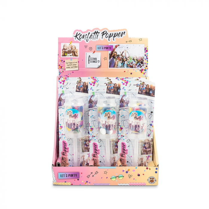 Confetti color, mini tub cu presiune, 17.8 cm, 12g [2]