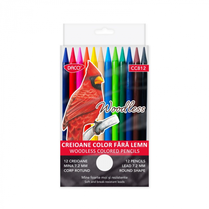 Creion color 12 fără lemn DACO CC812 [1]