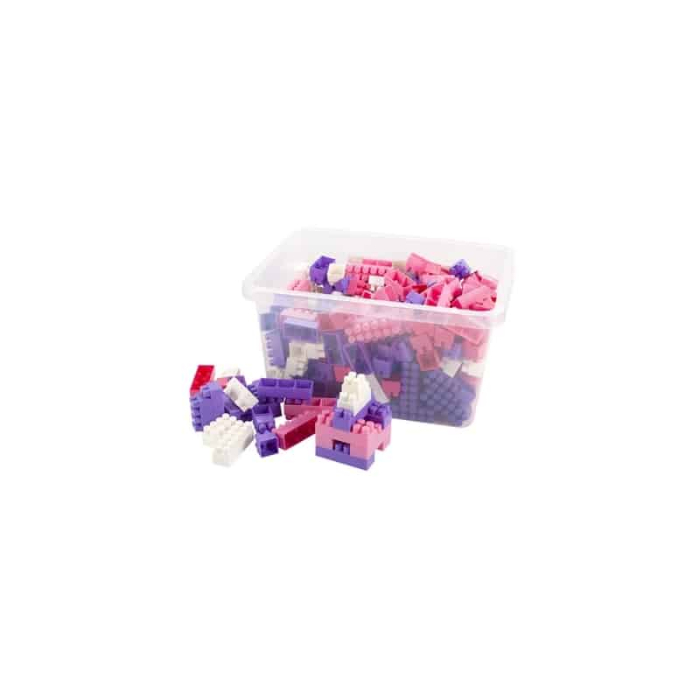 Cuburi constructii 300 piese/cutie, 28 mm, pentru fetite - Tupiko [2]