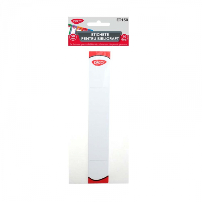 Etichete carton set 10 , pentru biblioraft 50MM [1]