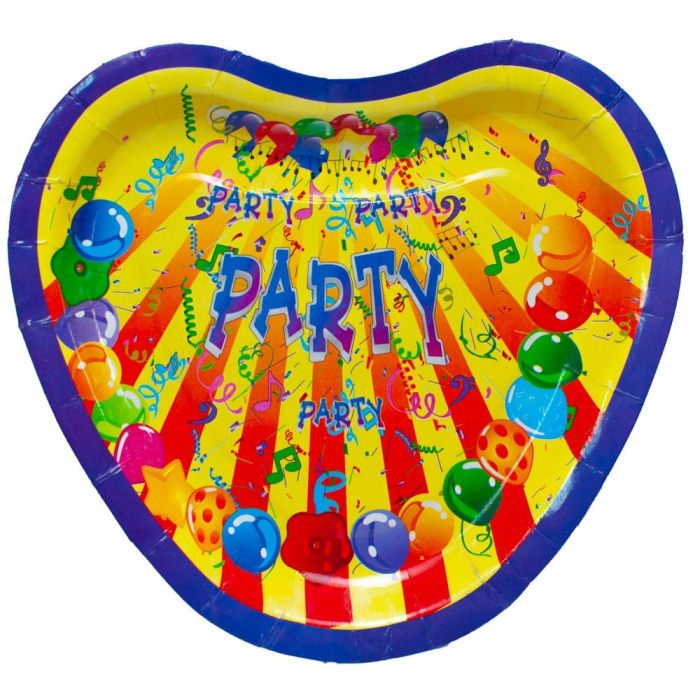 Farfurii Carton, Inimioara, Pt. Party, 23 Cm [3]