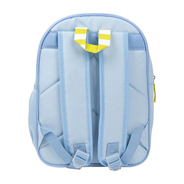 Ghiozdan gradinita Cerda Bluey Family, 35cm, 1 compartiment, 1 buzunar, bleu cu galben [2]