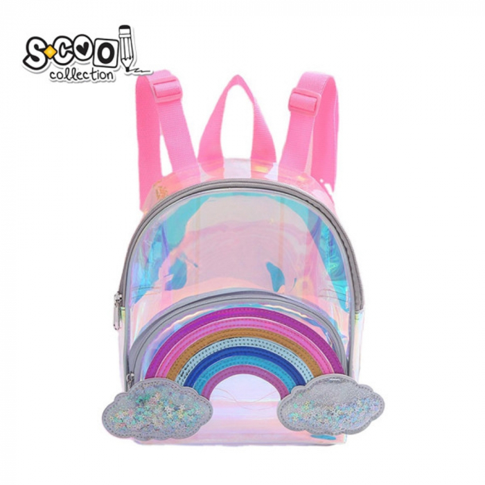 Ghiozdan gradinita transparent RAINBOW [1]