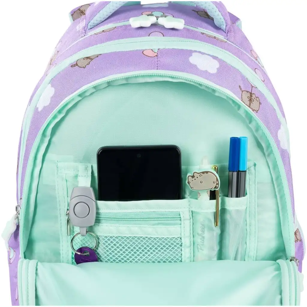 Ghiozdan scolar 4 compartimente Pusheen Lila 40x29x18 [2]