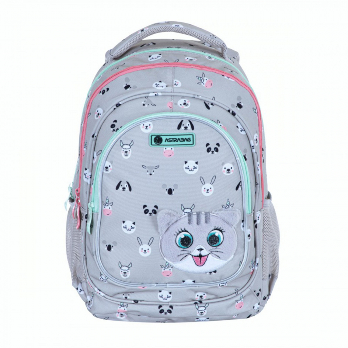Ghiozdan scolar Astra , 3 compartimente, colectia Cute Kitty [1]