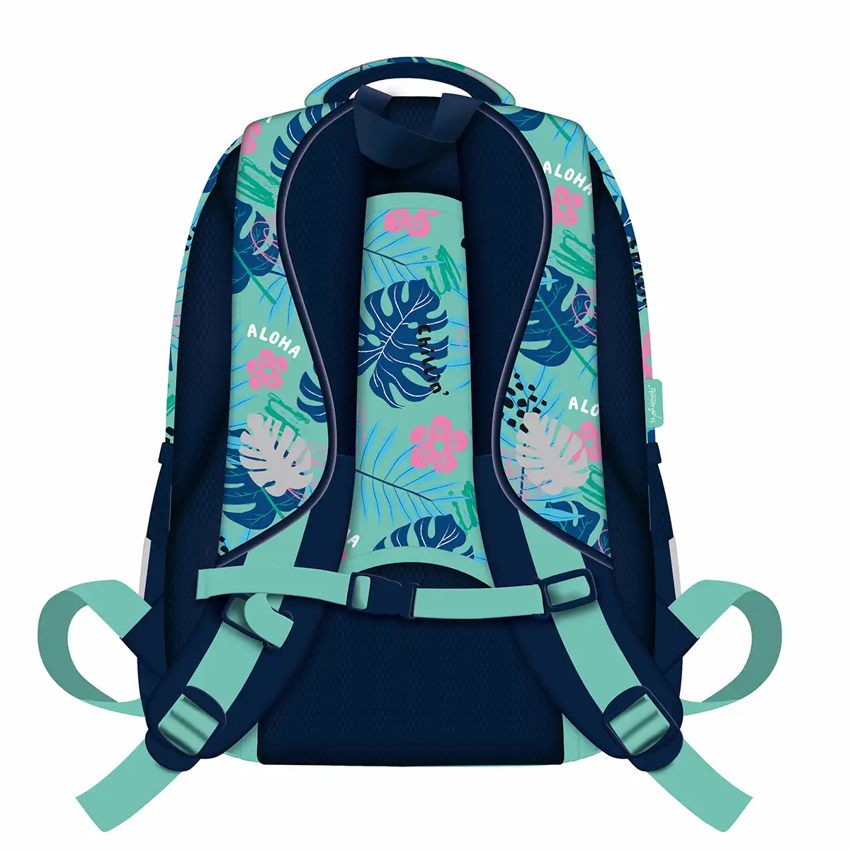Ghiozdan scolar Majewski ST Right, Stitch Stay Cool, 4 compartimente, 40x28x18 cm [2]