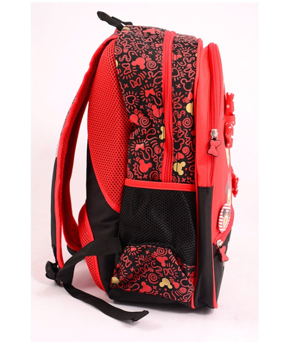 Ghiozdan Scolar Minnie Mouse 42cm Rosu-Negru [2]