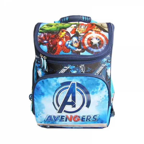 Ghiozdan St.Majewski Avengers 36cm , 1 compartiment, 1 buzunar, albastru [1]
