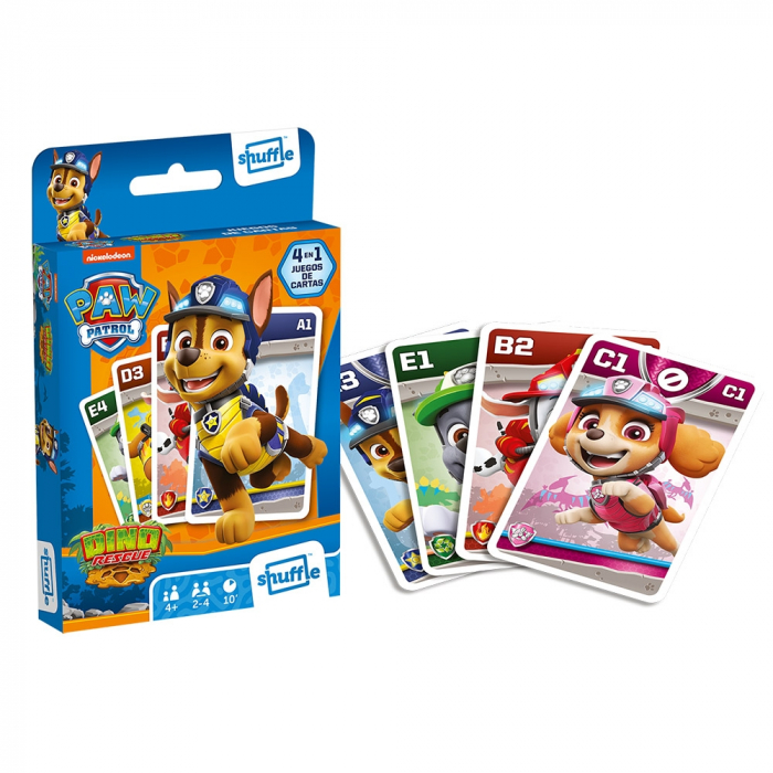 Joc 4 in 1 Paw Patrol Dino, Shuffle Fun [2]