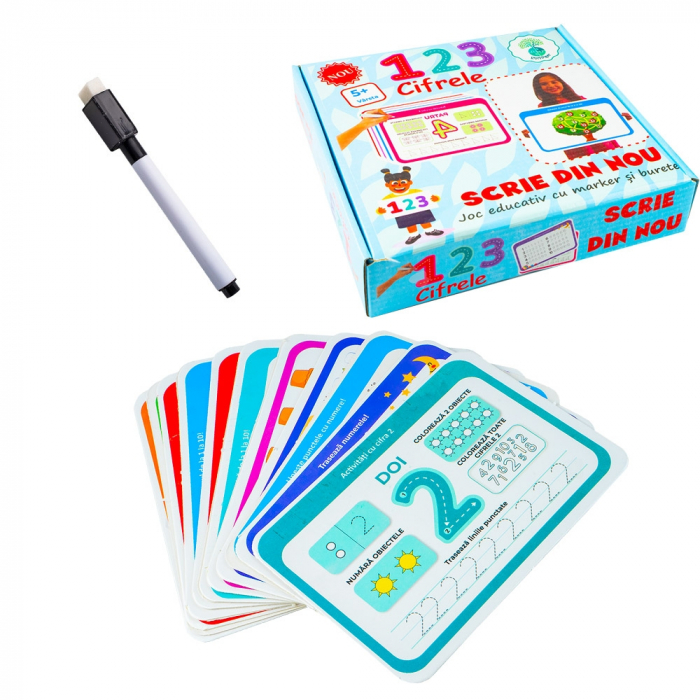 Joc educativ scrie din nou, Cifre [3]