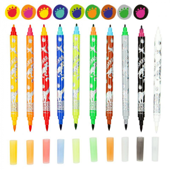 Carioci Magic Marker Set 9 bucati Dino World [3]