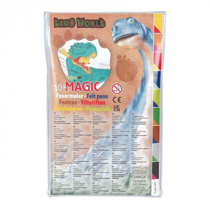 Carioci Magic Marker Set 9 bucati Dino World [2]