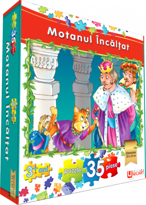 Puzzle 35 piese - Motanul Incaltat 33x23 cm [1]