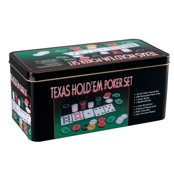 Set Poker Plastic + Metal + Textil [3]
