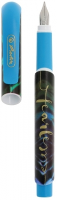 Stilou ergonomic, penita M, 3 patroane incluse, New Batik Fearless [2]