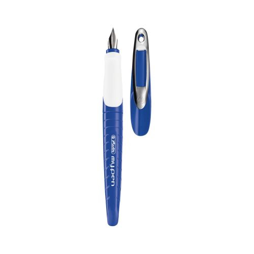Stilou MY.PEN penita M, Albastru/Alb [2]