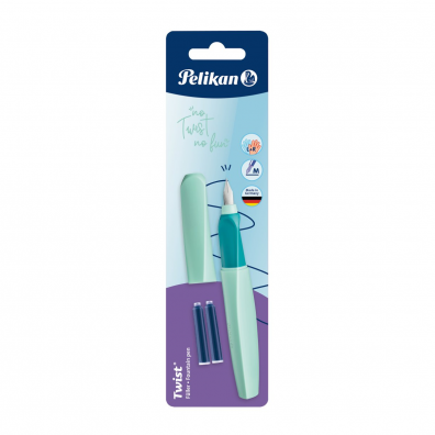Stilou Twist Neo Mint, Penita M cu 2 rezerve [1]