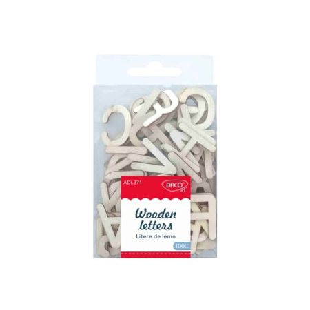 Reduceri - Accesorii Craft - AD371 Litere de lemn DACO