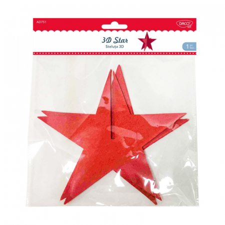 Seturi Creative Si Craft Craciun - Accesorii craft - AD751 Steluta 3D