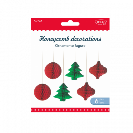 Seturi Creative Si Craft Craciun - Accesorii craft - AD772 Ornamente fagure