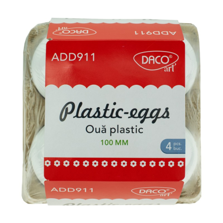 Reduceri - Accesorii Craft - AD911 Oua Plastic 10CM Daco