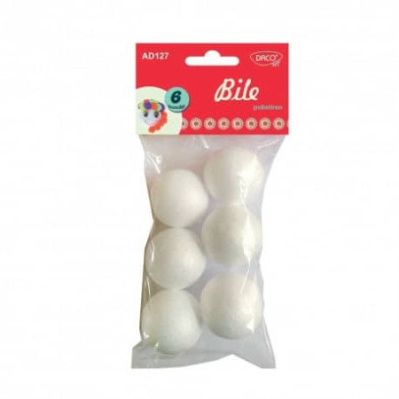 Reduceri - Accesorii craft - Bile Polistiren set6 45mm (AD127)