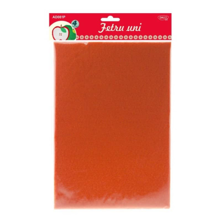 Reduceri - Accesorii Craft - Fetru Uni set4 Portocaliu (AD081P)