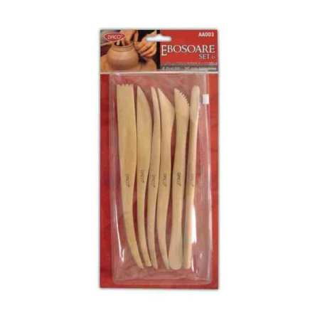 Plastilină și accesorii - Accesorii modelaj - Ebosoare set 6 bucati