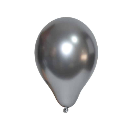 Articole party - Baloane 1,5 G, Sidefate, Argintii, 50 Buc/Set
