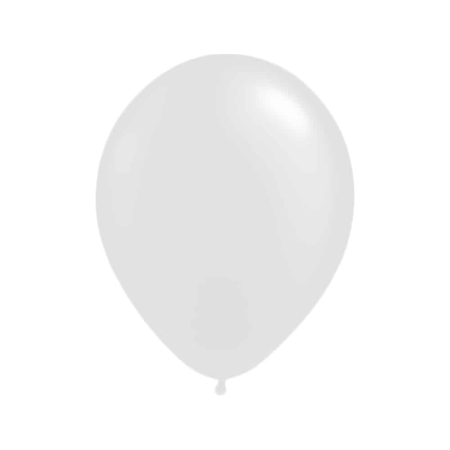 Articole party - Baloane 2.8G, Albe, 100 buc/set
