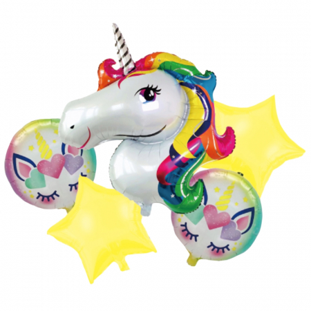 Set Baloane folie aluminiu, Unicorn [1]