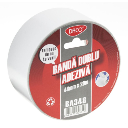 Banda adeziva si dispensere - Banda dublu adeziva 48/20, DACO, BA348