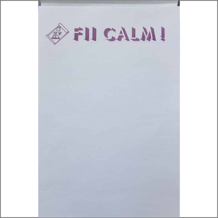 Rechizite școlare - Bloc notes "Fii Calm" 50 de file