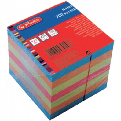 Notes, Post-it si cuburi de hârtie - Bloc Notite Color 9X9X9 CM 700 File