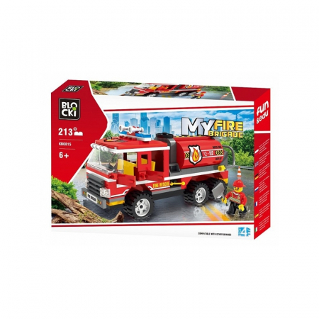 Reduceri - Blocki My Fire Brigade, Cisterna Pompieri, 213 Piese