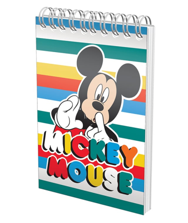 Bloc notesuri - Blocnotes Spira Mickey Mouse A6 70 file matematica 80G