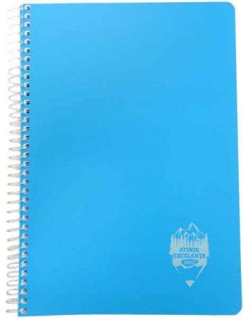 Caiet A4 cu spira, M/D 144 file Coperta Plastic Daco