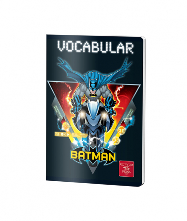 Caiete Speciale - Caiet Vocabular 24 file Batman