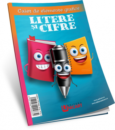 Rechizite școlare - CAIET DE ELEMENTE GRAFICE- CIFRE SI LITERE