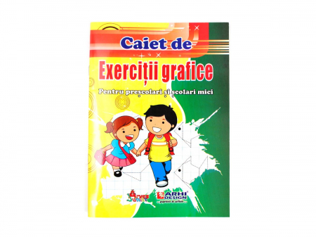 Caiete de Exersat - Caiet special de scriere, 24 file, Exercitii Grafice