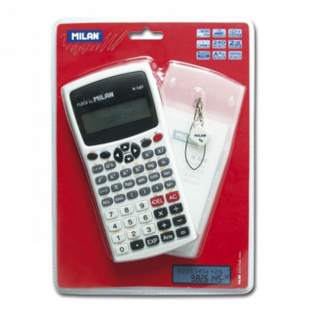 Calculatoare birou - Calculator Stiintific 10 DG Milan Alb (M240A)