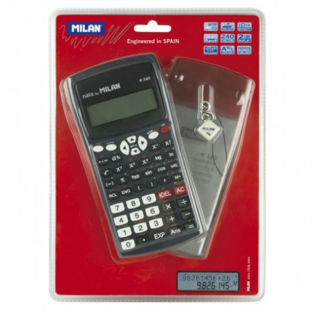 Calculatoare birou - Calculator Stiintific 10 DG Milan Negru (M240N)