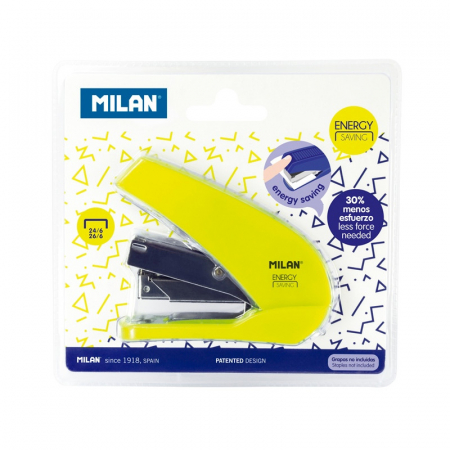 Capsatoare, capse si decapsatoare - Capsator 24/6 Energy Saving Galben