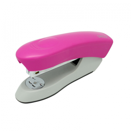 Capsatoare, capse si decapsatoare - Capsator 24/6 plastic Fancy Roz