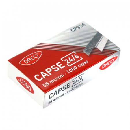 Capsatoare, capse si decapsatoare - Capse 24/6 Capsare 25 coli DACO