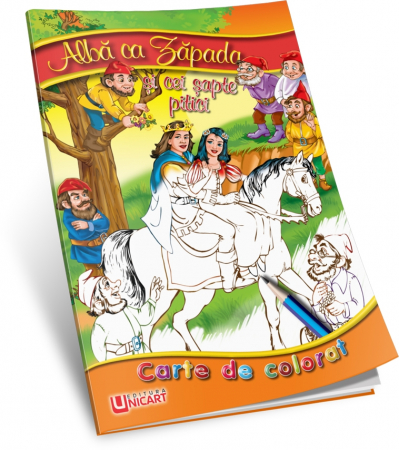 Cărți de colorat - Carte de colorat - Alba ca zapada