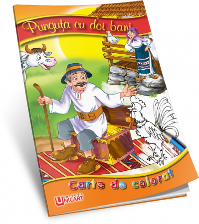 Cărți de colorat - Carte de colorat - Punguta cu doi bani