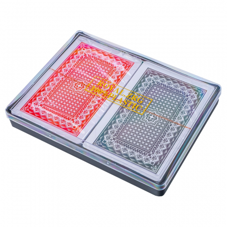 Jucarii Diverse - Carti de joc, din plastic, Royal - 2 set/cutie