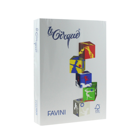 Hârtie & Carton Color - Carton Alb A4 FAVINI 500 160 g/mp